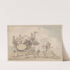 A carriage party by Thomas Rowlandson