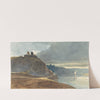 A Castle Above an Estuary (ca. 1831) by William James Müller
