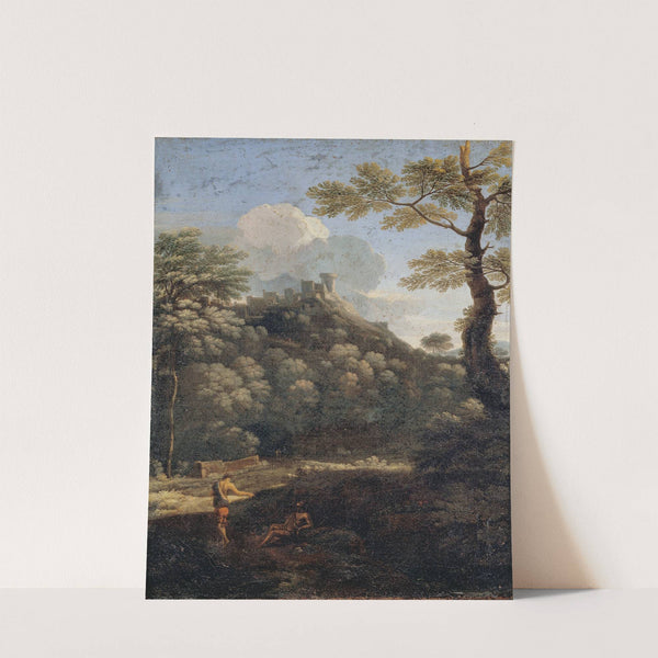 A Castle in a Wood by Gaspard Dughet