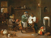 A cat in a barber shop, run by monkeys