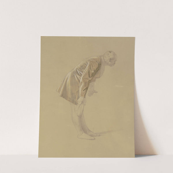 A cavalier bowing by Josef Ferdinand Becker