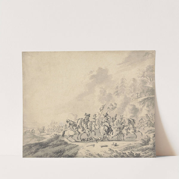 A Cavalry Battle by Jan Wyck