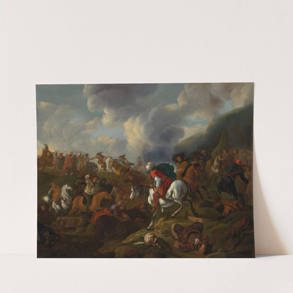 A Cavalry Encounter between Turkish Troops and the Troops of the Austrian Emperor (1645 - 1673) by Jacques Muller