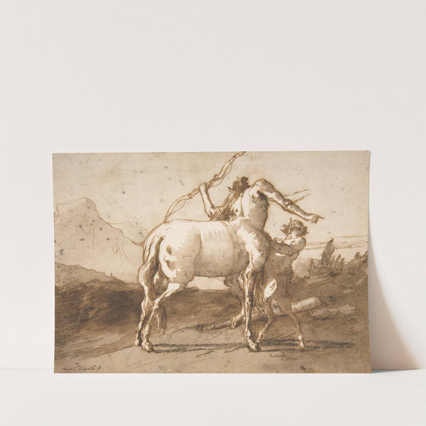 A Centaur and a Satyr (1727–1804) by Giovanni Domenico Tiepolo