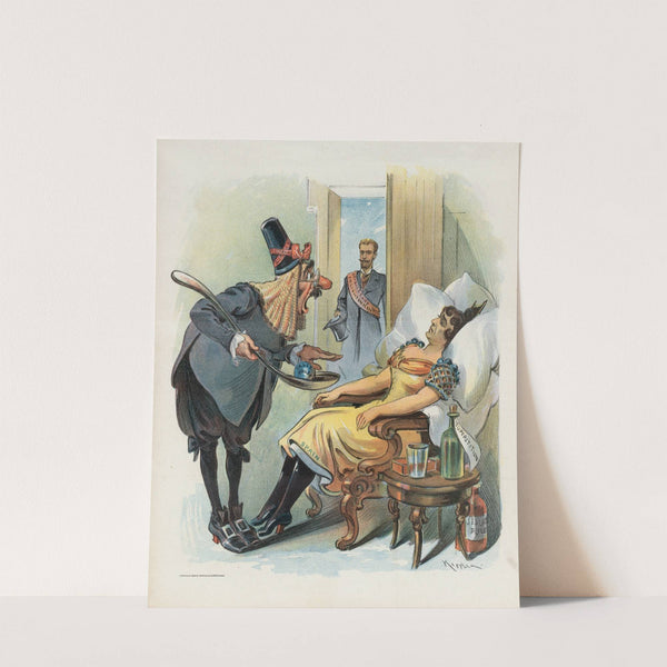 A change of doctors the only thing that will save her (1898) by Udo Keppler