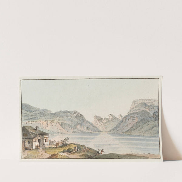 à Charbonieres, prés du Lac de Joux by Johann Ludwig Aberli
