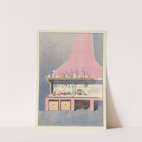A chemist's work bench by John Howard Appleton