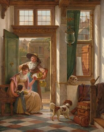 A Cherry Vendor at the Door