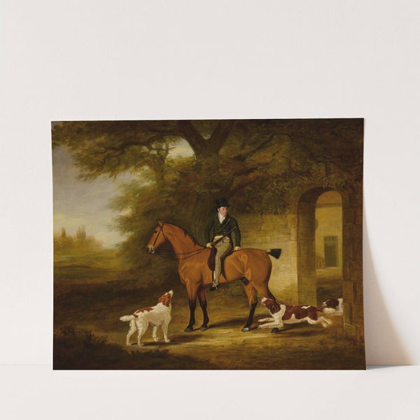 A Chestnut Hunter with Robert Day up by John Ferneley