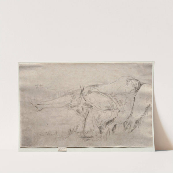 A Child on a Couch, No. 2 (1874–75) by James Abbott McNeill Whistler