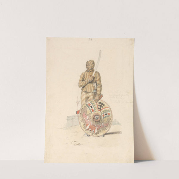 A Chinese Warrior by William Alexander