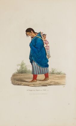 A Chippeway Woman and Child (1835) — size preview