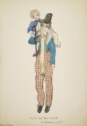 A Christmas Carol: Tiny Tim and Bob Cratchit (1934-1943)