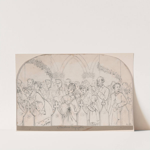 A Christmas Congregation by Adelaide Claxton