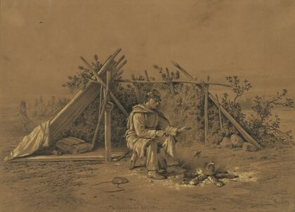 A Christmas dinner. A scene on the outer picket line