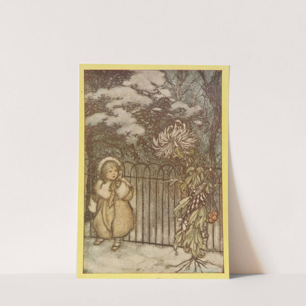 A chrysanthemum heard her, and said pointedly, ‘Hoity-toity, what is this’ (1913) by Arthur Rackham