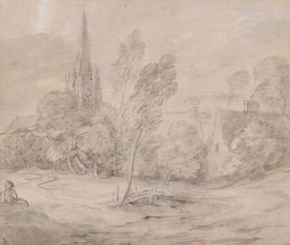 A Church in a Wooded Landscape