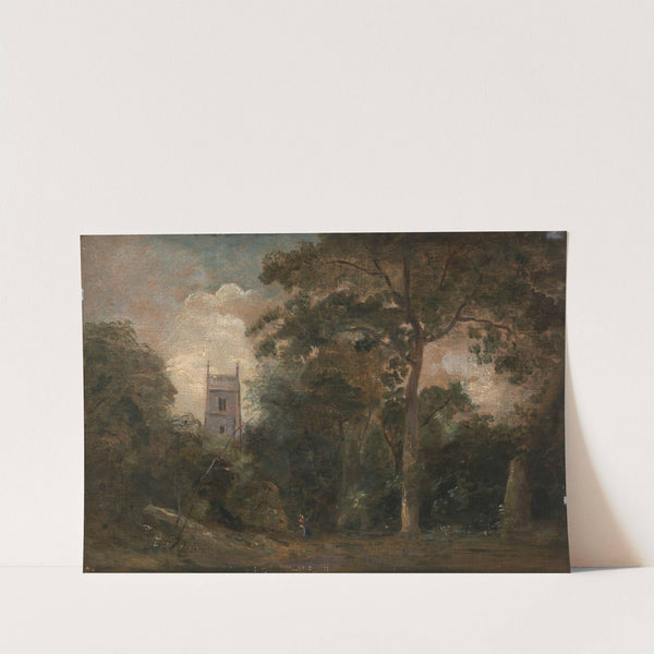 A Church in the Trees by John Constable