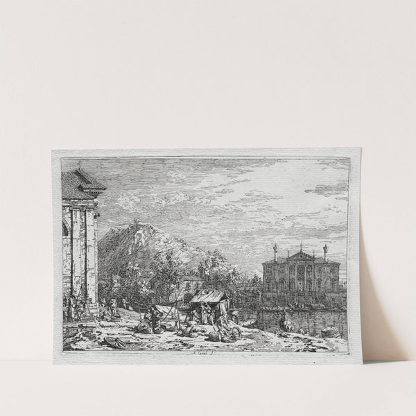 A City Beyond a River (1700s) by Canaletto