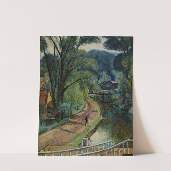 A City Park in Paris, France by Samuel Halpert