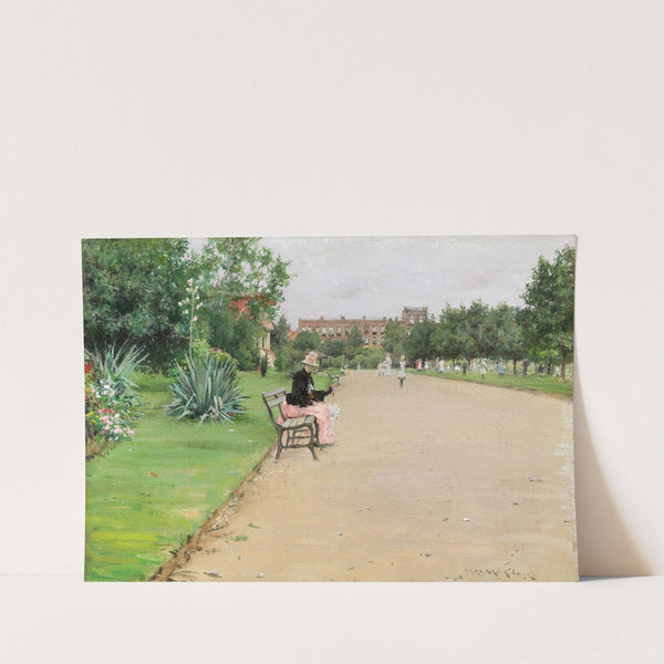 A City Park (c. 1887) by William Merritt Chase