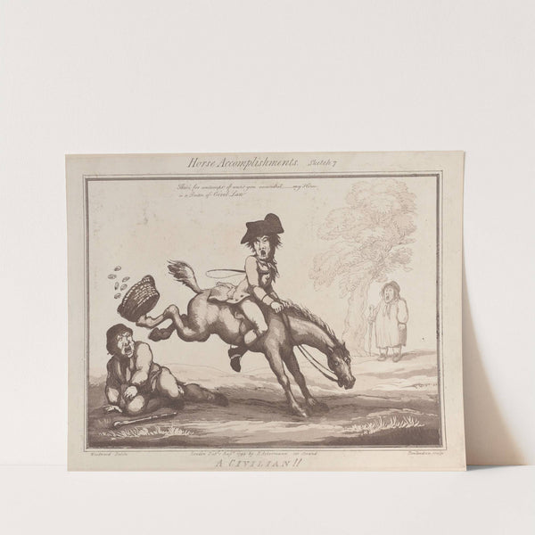 A Civilian !! (1799) by Thomas Rowlandson