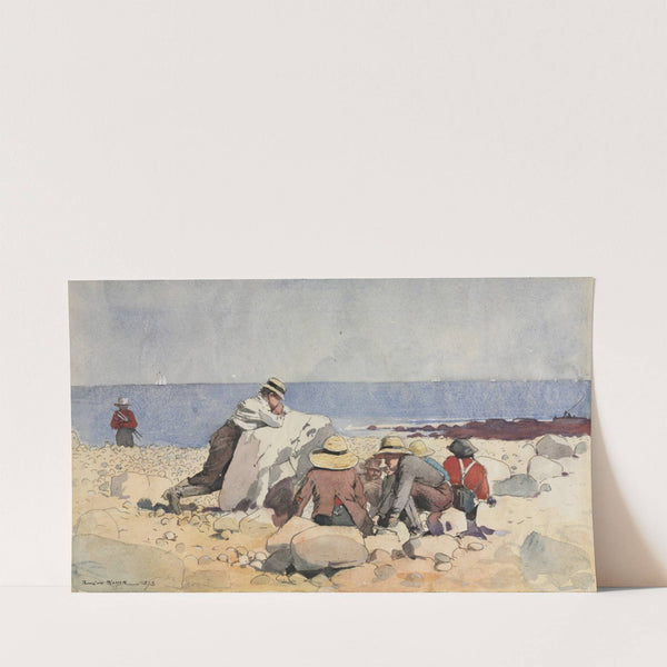 A Clam-Bake (1873) by Winslow Homer