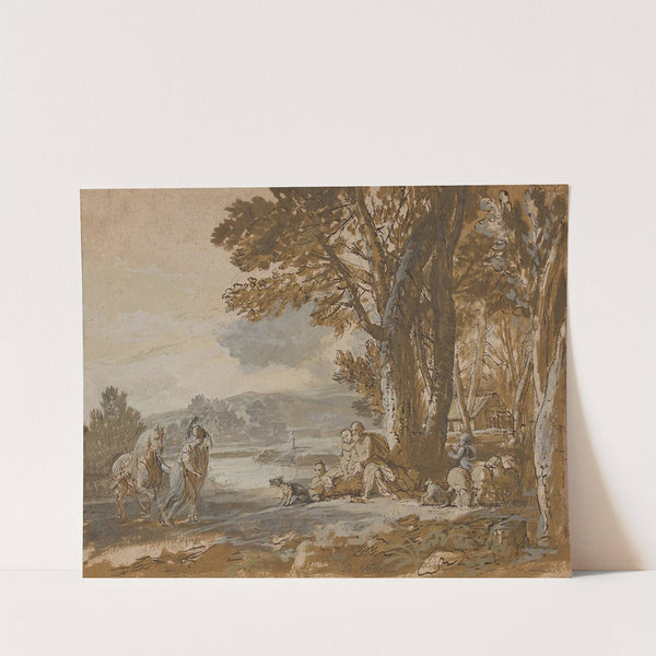 A classical landscape by Benjamin West