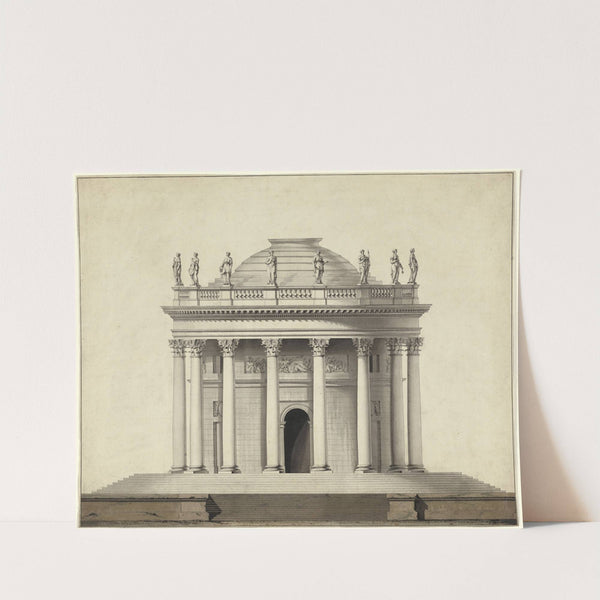 A Classical Temple by Louis Gustave Taraval