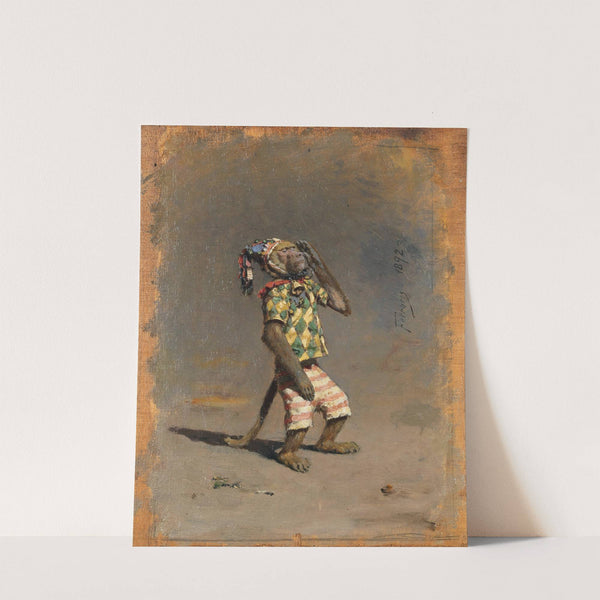 A Clever Monkey (1892) by Arthur Von Ferraris