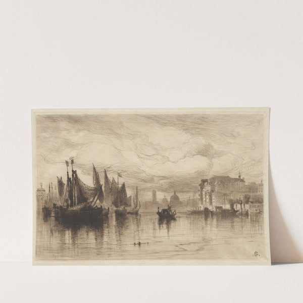 A Cloudy Day in Venice (c. 1881) by Samuel Colman