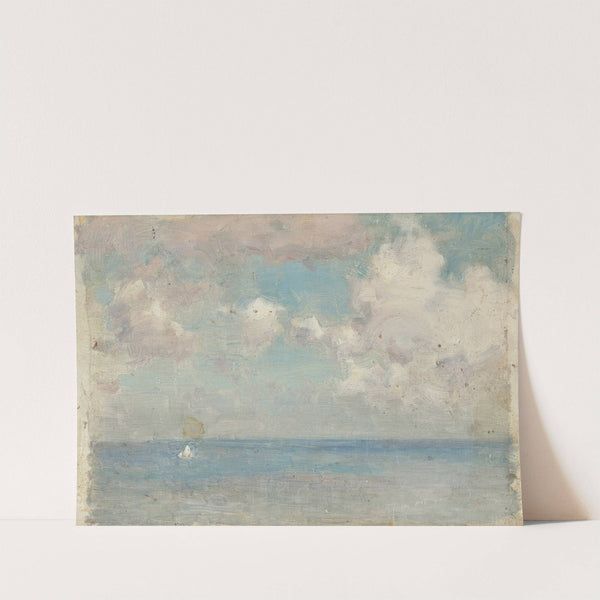 A cloudy seascape by Henry Scott Tuke