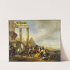 A Coast Scene with Classical Ruins by Jan Baptist Weenix