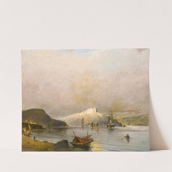 A coastal bay by Konstantinos Volanakis