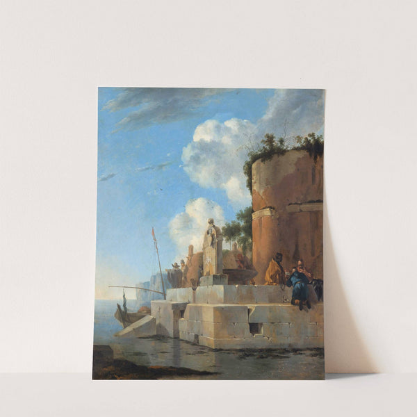 A Coastal Ruin in Italy by Jan Asselijn