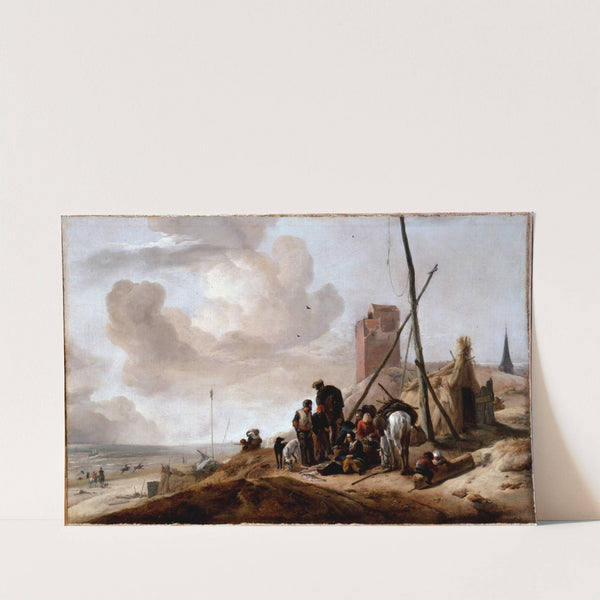 A Coastal Scene by Philips Wouwerman