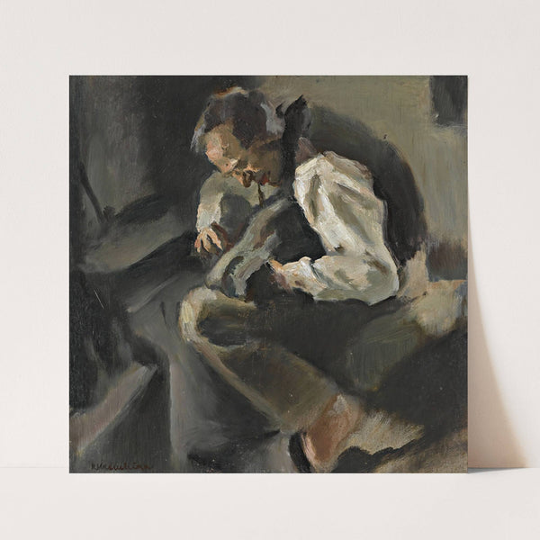 A Cobbler by Rudolf Kremlička