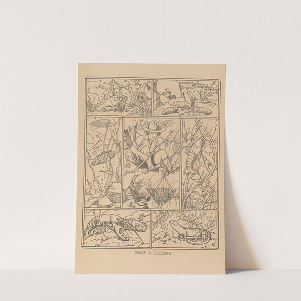 À Colorier Pl.13 (1936) by Gaston Marechaux