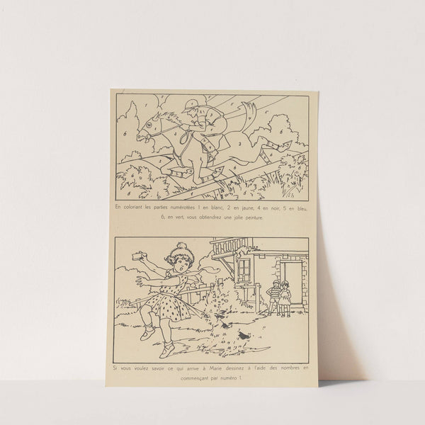 À Colorier Pl.17 (1936) by Gaston Marechaux