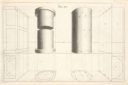 A column in perspective