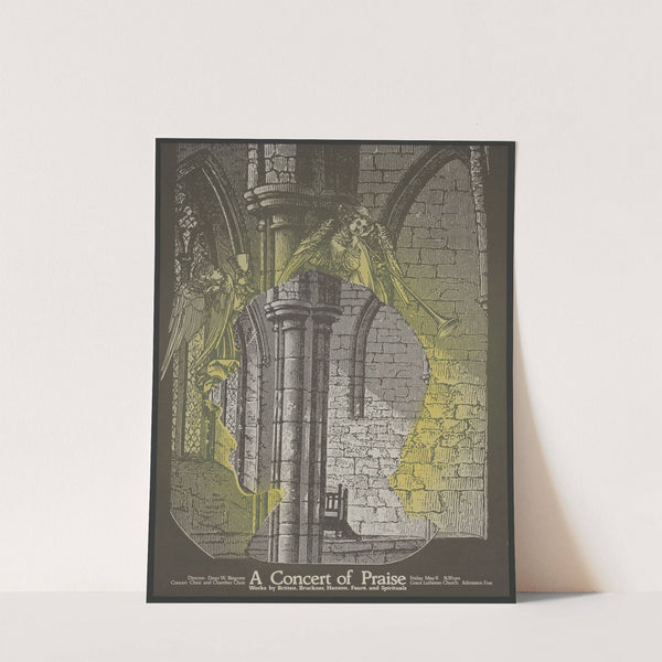 A concert of praise – work by Britten, Bruckner, Hanson, Fauré, & spirituals (1980) by Lanny Sommese