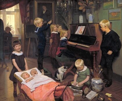 A Concert, The Artist’s Children and their Playmates