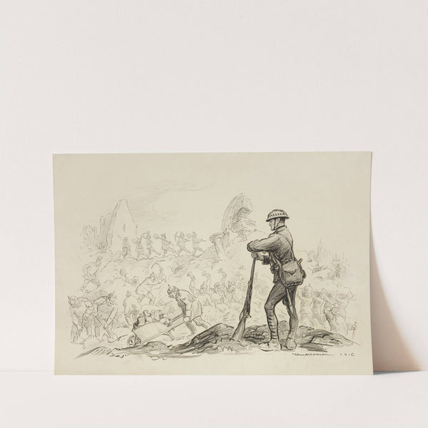 A condition of peace. Hard labor for German officers in restoring Belgium and France (1918) by William Henry Walker