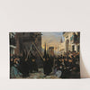 A Confraternity in Procession along Calle Génova (1851) by Alfred Dehodencq