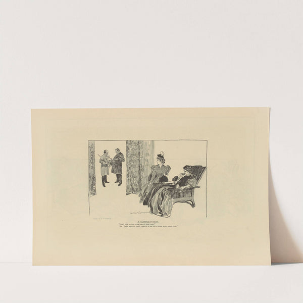 A consultation (1893-1900) by Charles Dana Gibson