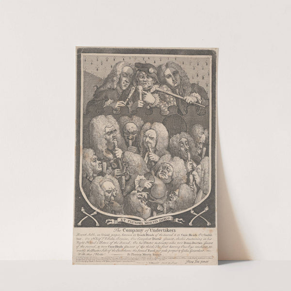 A Consultation of Physicians (1736) by William Hogarth