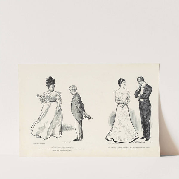 A continous performance (1900) by Charles Dana Gibson