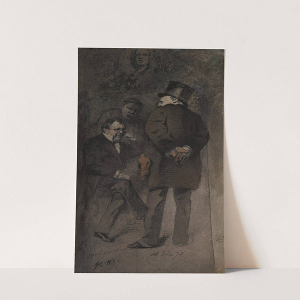 A Conversation by Henry Bonaventure Monnier