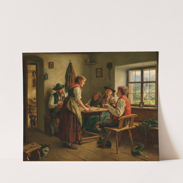 A Conversation at Home by Emil Rau