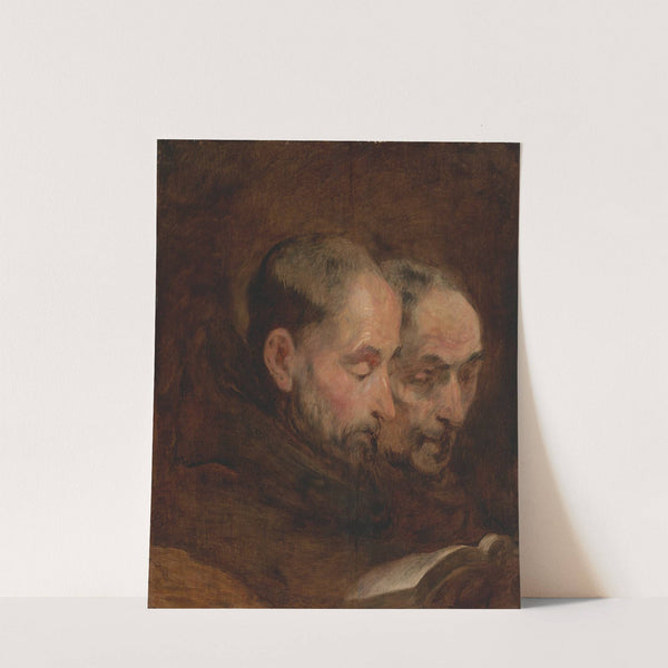 A Copy after a Painting Traditionally Attributed to Van Dyck of Two Monks Reading by Thomas Gainsborough